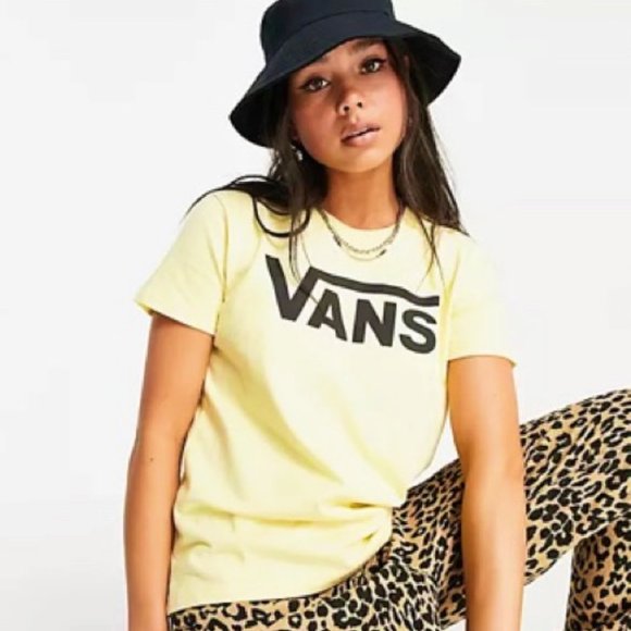 Vans Tops - Vans Flying V T-shirt in Yellow
